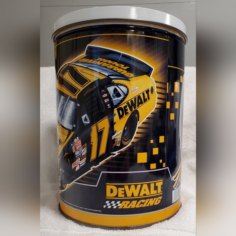 Matt Kenseth #17 DeWALT 8" COLLECTORS TIN Can Canister NASCAR Racing